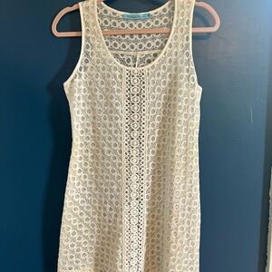 Solitaire Swim Cream Lace Cover